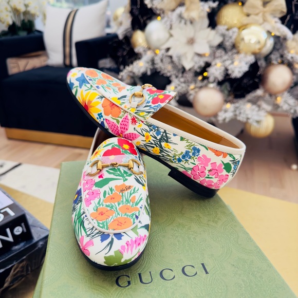 Gucci Ken Scott Jordaan Floral Print Loafer - Picture 9 of 10